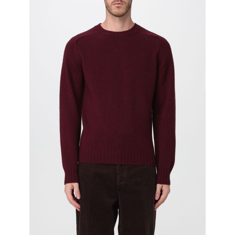 Sebago Men Long-Sleeve Wool Crewneck Jumper Sebago With Ribbed Trims